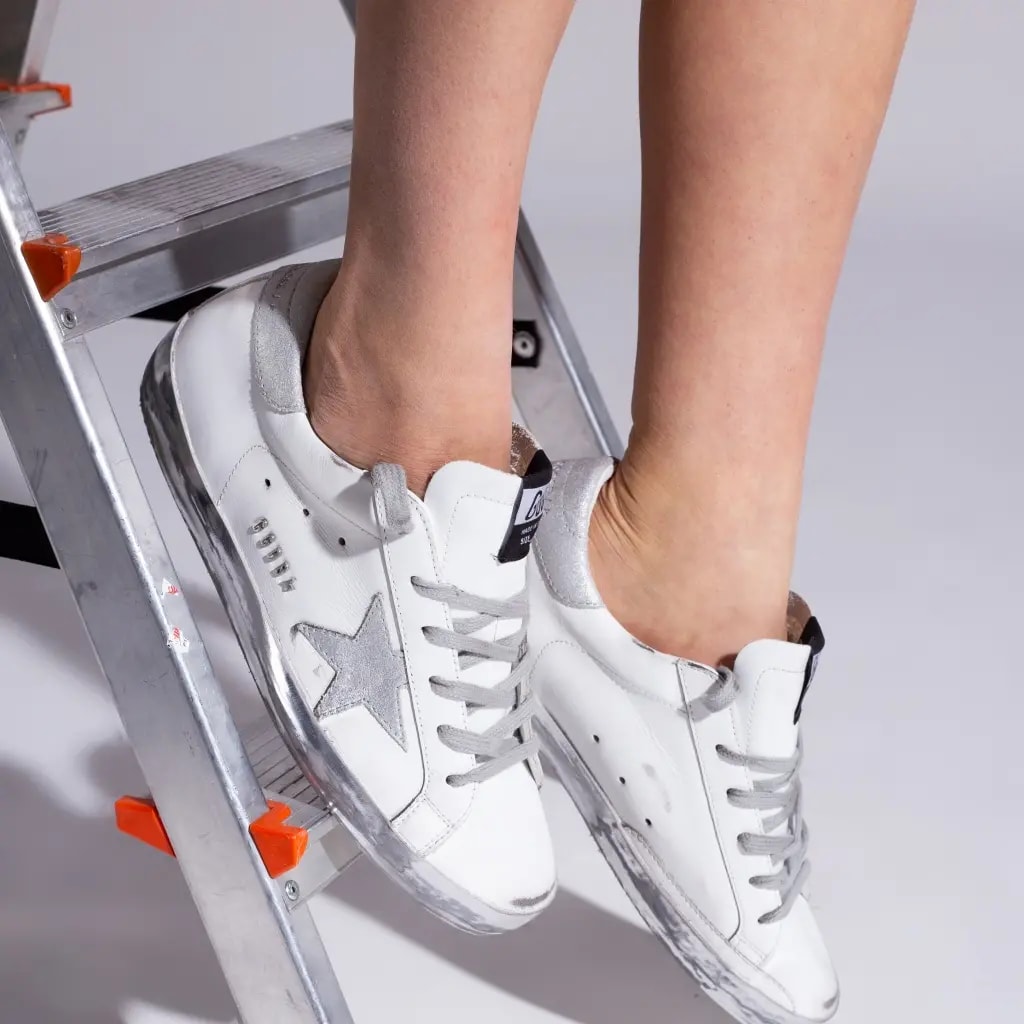 Giày Golden Goose Superstar 'Silver' GWF00101-F000314-80185 — ảnh 2