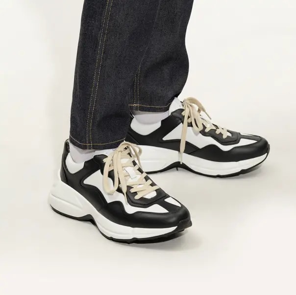 Giày Gucci Rhyton 'Black White' ‎721750-AAA9S-1094 — ảnh 2
