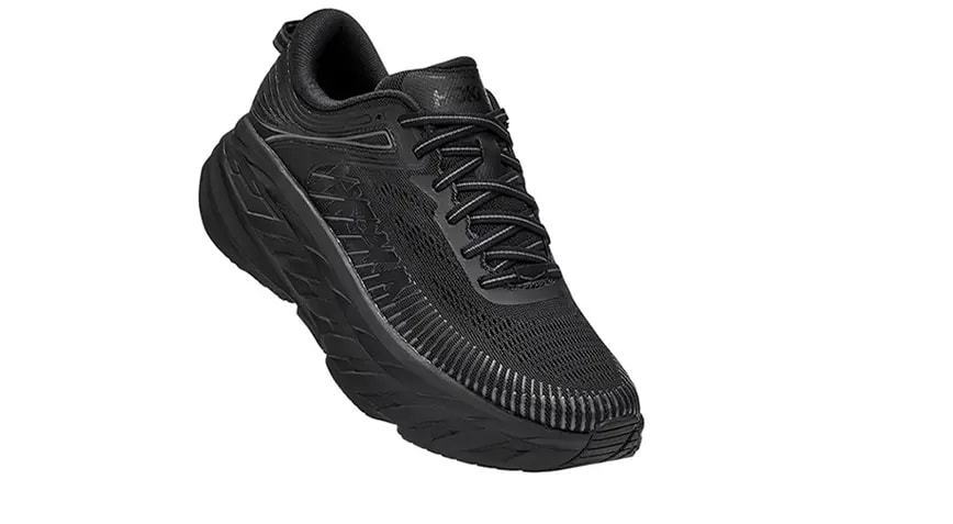 Giày Hoka One One Bondi 7 Wide Tripple Black 1110530-BBLC — ảnh 5
