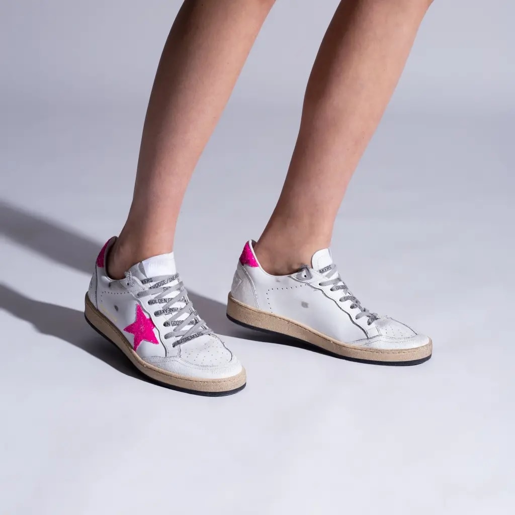 Giày Golden Goose Ballstar White Pink GWF00117-F001034-10475 — ảnh 2