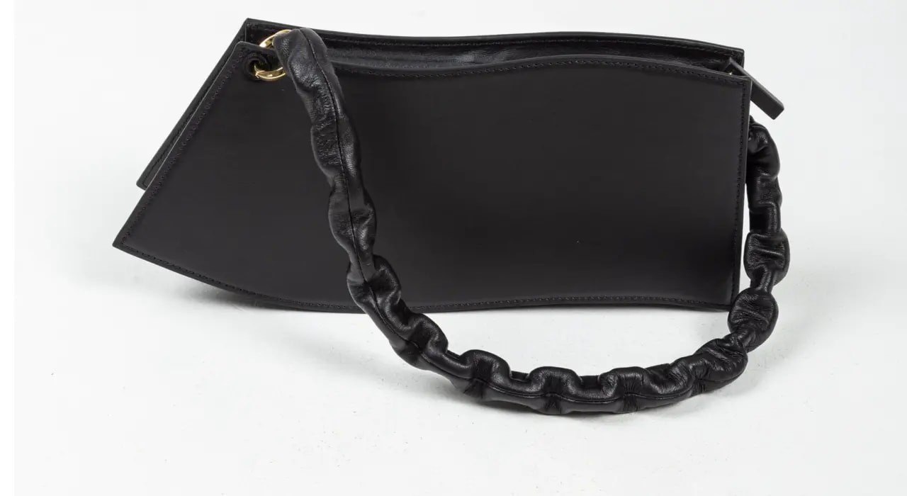 Túi Jacquemus La Vague Leather Shoulder Bag 'Black' 22E221BA0213060 — ảnh 4
