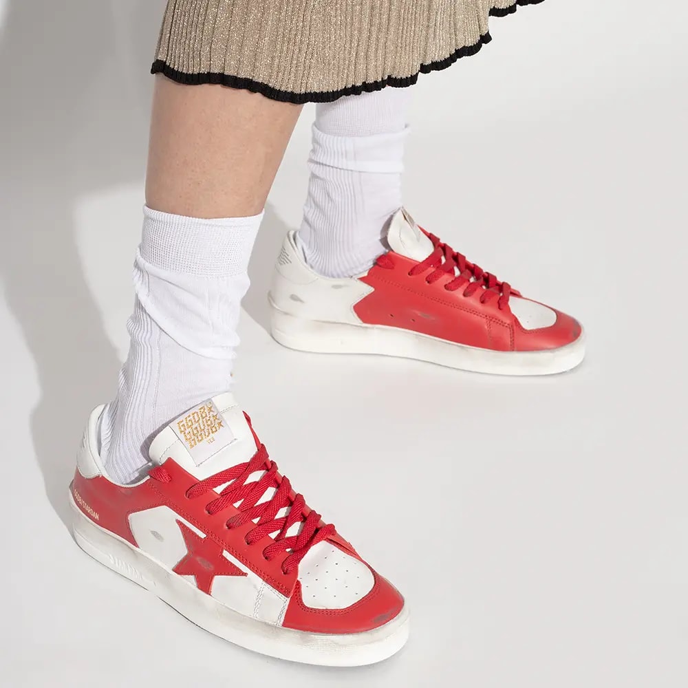 Giày Golden Goose Stardan 'White Red' GWF00128-F002186-10350 — ảnh 2