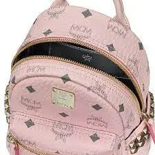 Balo MCM Stark Backpack Visetos Pink MMK6SVE92QH001 — ảnh 4