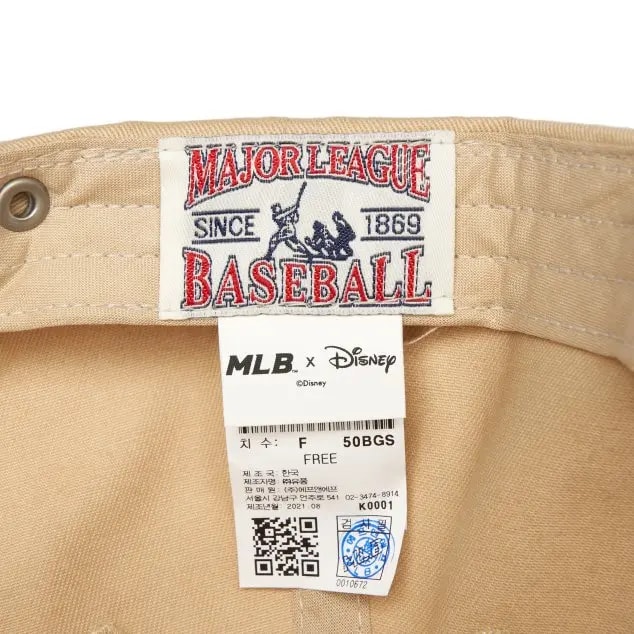 Mũ MLB x Disney Donald Duck Unstructured Ballcap NY3ACPD011N-50BGS — ảnh 3