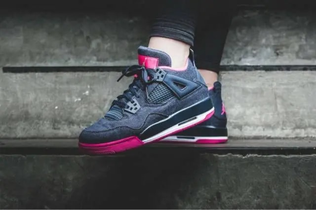 Giày Nike Air Jordan 4 Retro GG 'Denim' 487724-408 — ảnh 4