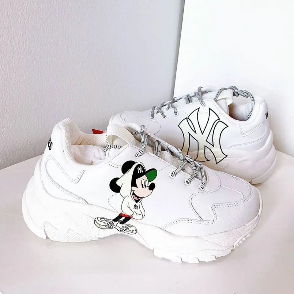 Giày MLB X Disney Bigball Chunky Mickey NY 'White' 32SHCK941-50I — ảnh 3