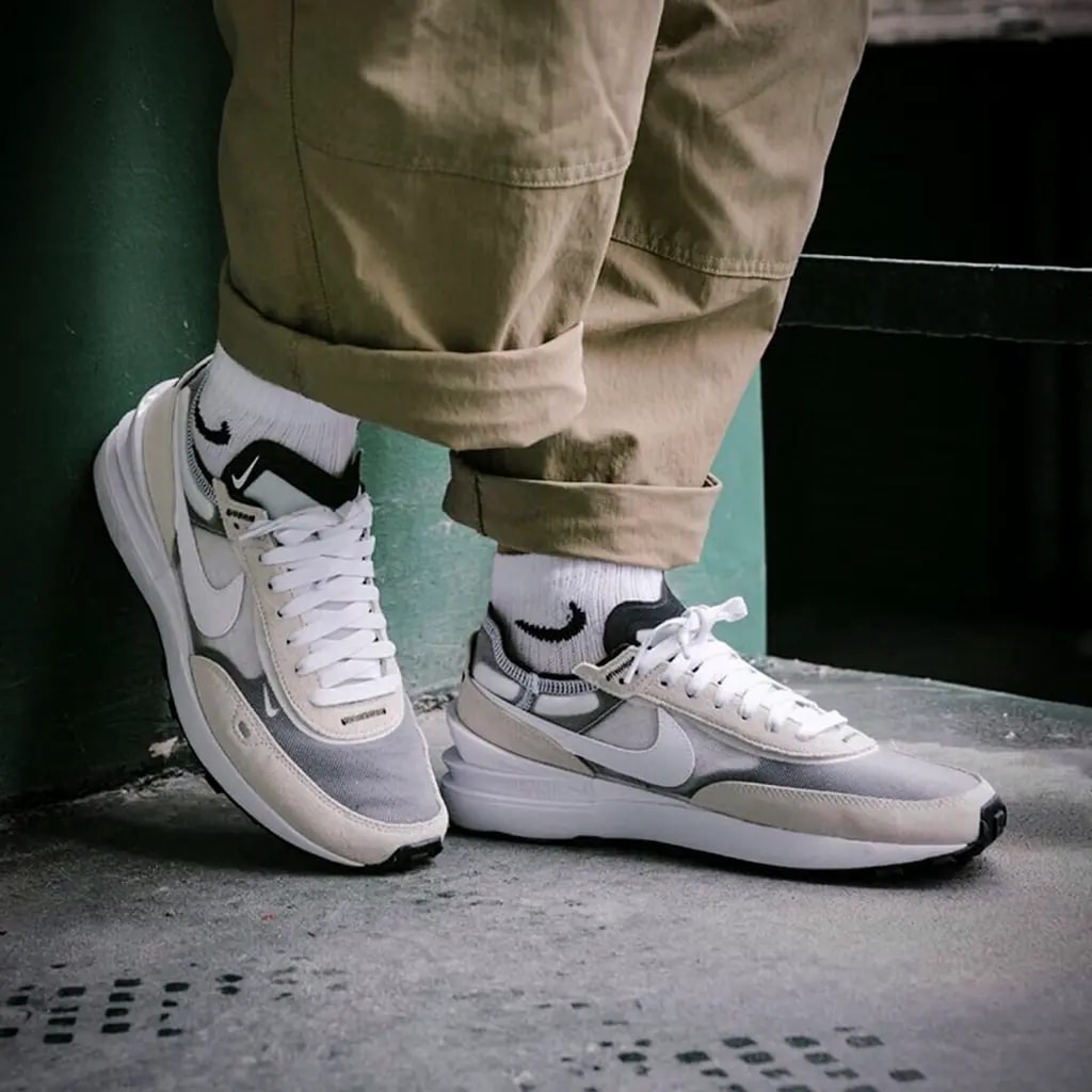 Giày Nike Waffle One GS 'Summit White' DC0481-100 — ảnh 3