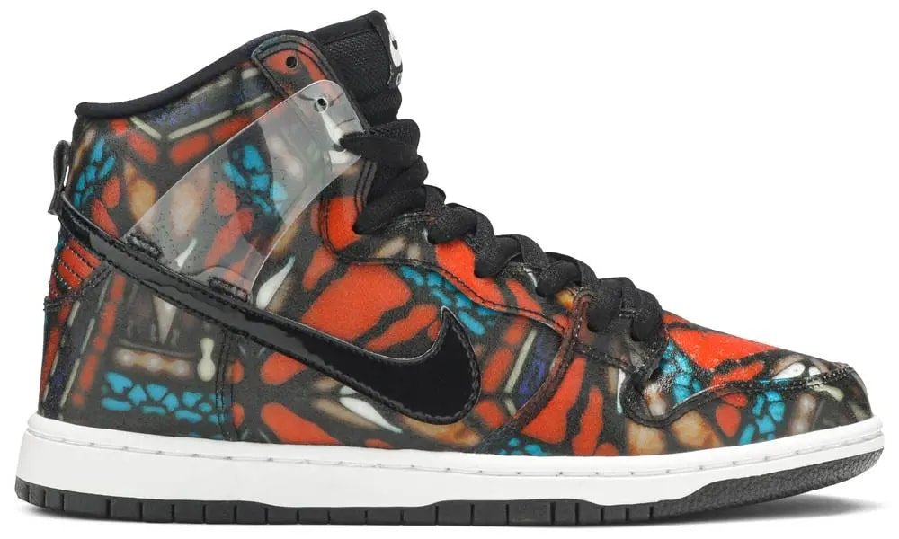 Giày Nike Concepts x SB Dunk High 'Stained Glass' 313171-606 — kich-thuoc: 42.5