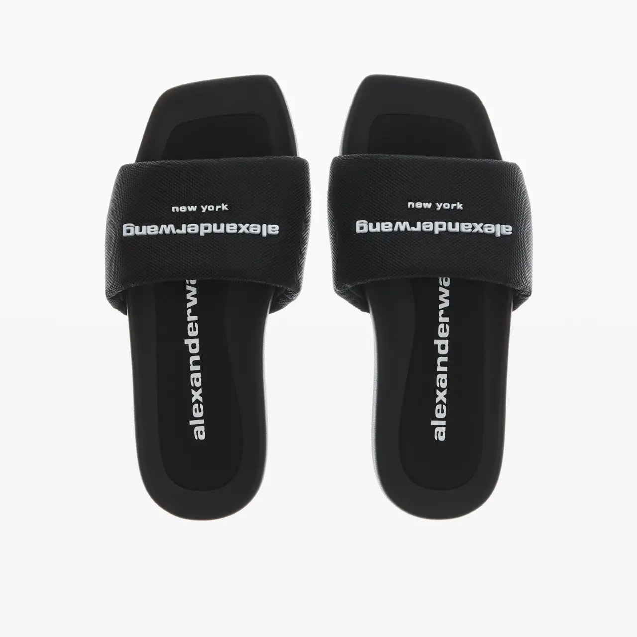 Dép Alexander Wang Aw Pool Slide In Nylon 'Black' 30221S059001 — ảnh 4
