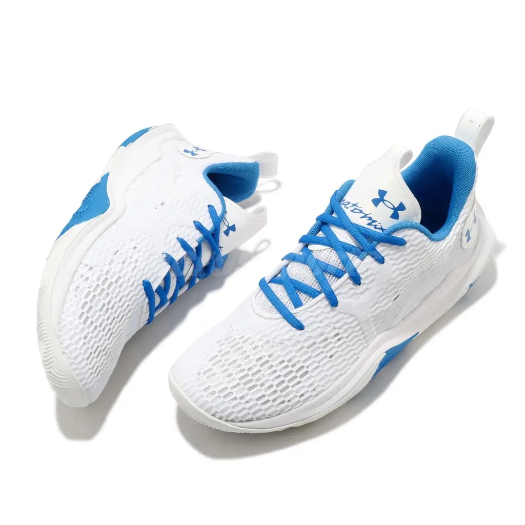 Giày Under Armour Spawn 3 CLRSHFT 'White Blue' 3024777-100 — — ảnh 4