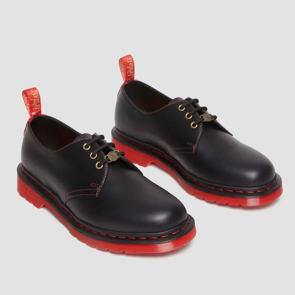 Giày Dr.Martens 1461 Year Of The Rabbit 'Black Red' 30555004 — ảnh 5