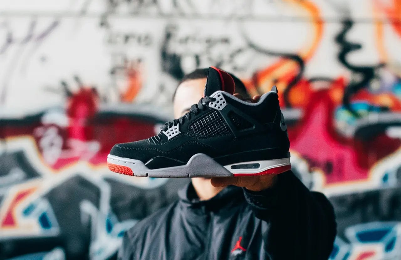 Giày Nike Air Jordan 4 Retro OG 'Bred' 2019 308497-060 — ảnh 2
