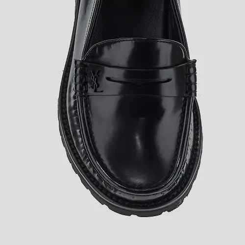 Giày Saint Laurent Monogram Logo 'Black' 732650-AO9VV-1000 — ảnh 4