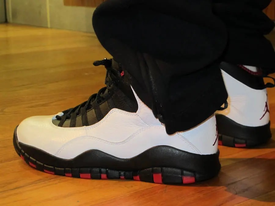 Giày Nike Air Jordan 10 Retro 'Chicago' 2012 310805-100 — ảnh 3