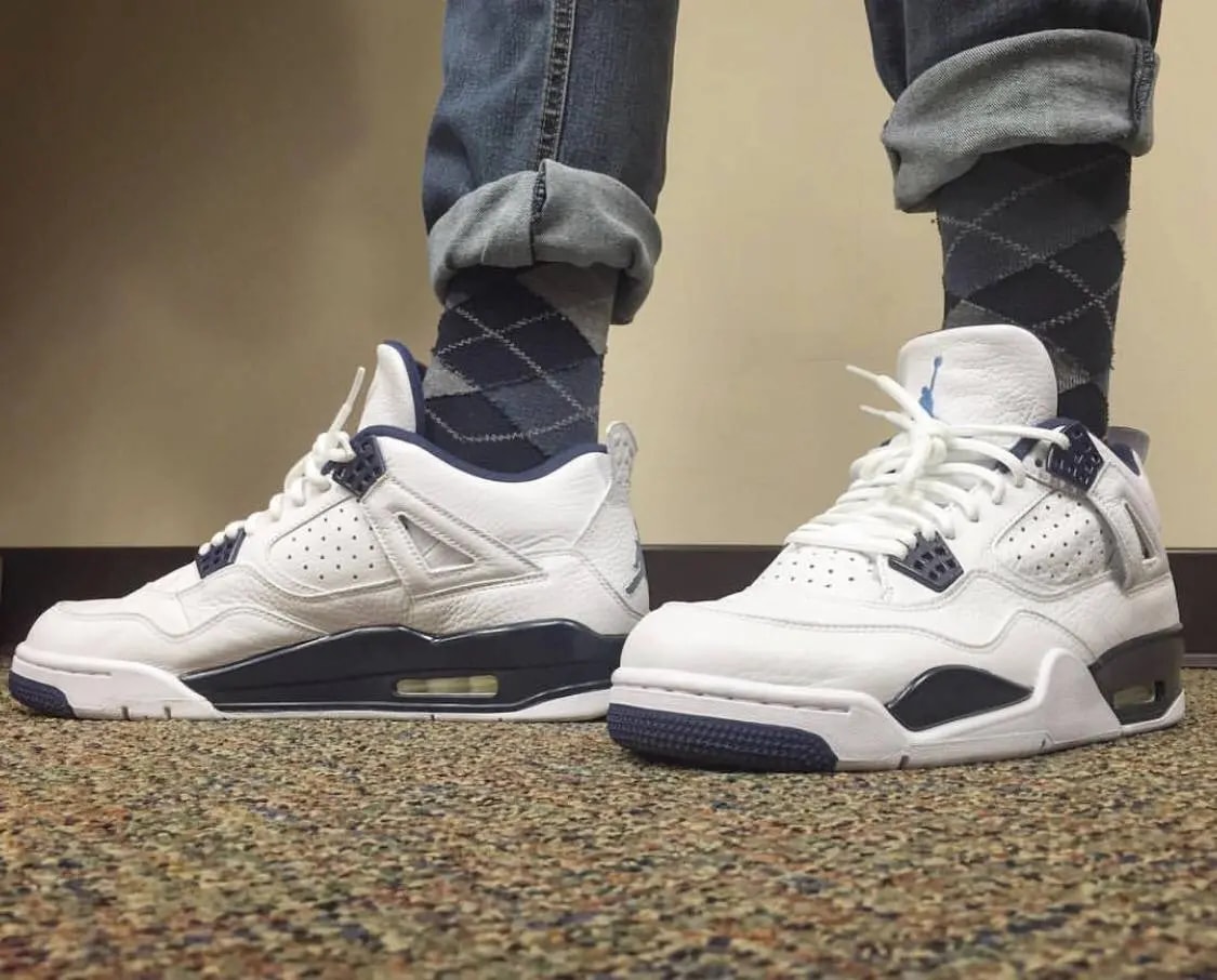 Giày Nike Air Jordan 4 Retro LS 'Legend Blue' 314254-107 — ảnh 2
