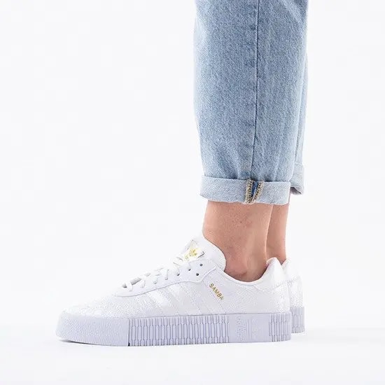Giày Adidas Women's Sambarose 'White Gold Metallic' EG5158 — ảnh 2