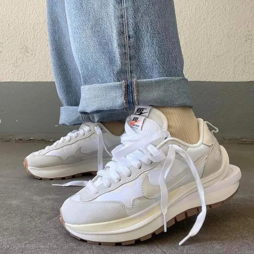 Giày Nike Sacai x VaporWaffle 'Sail Gum' DD1875-100 — ảnh 2