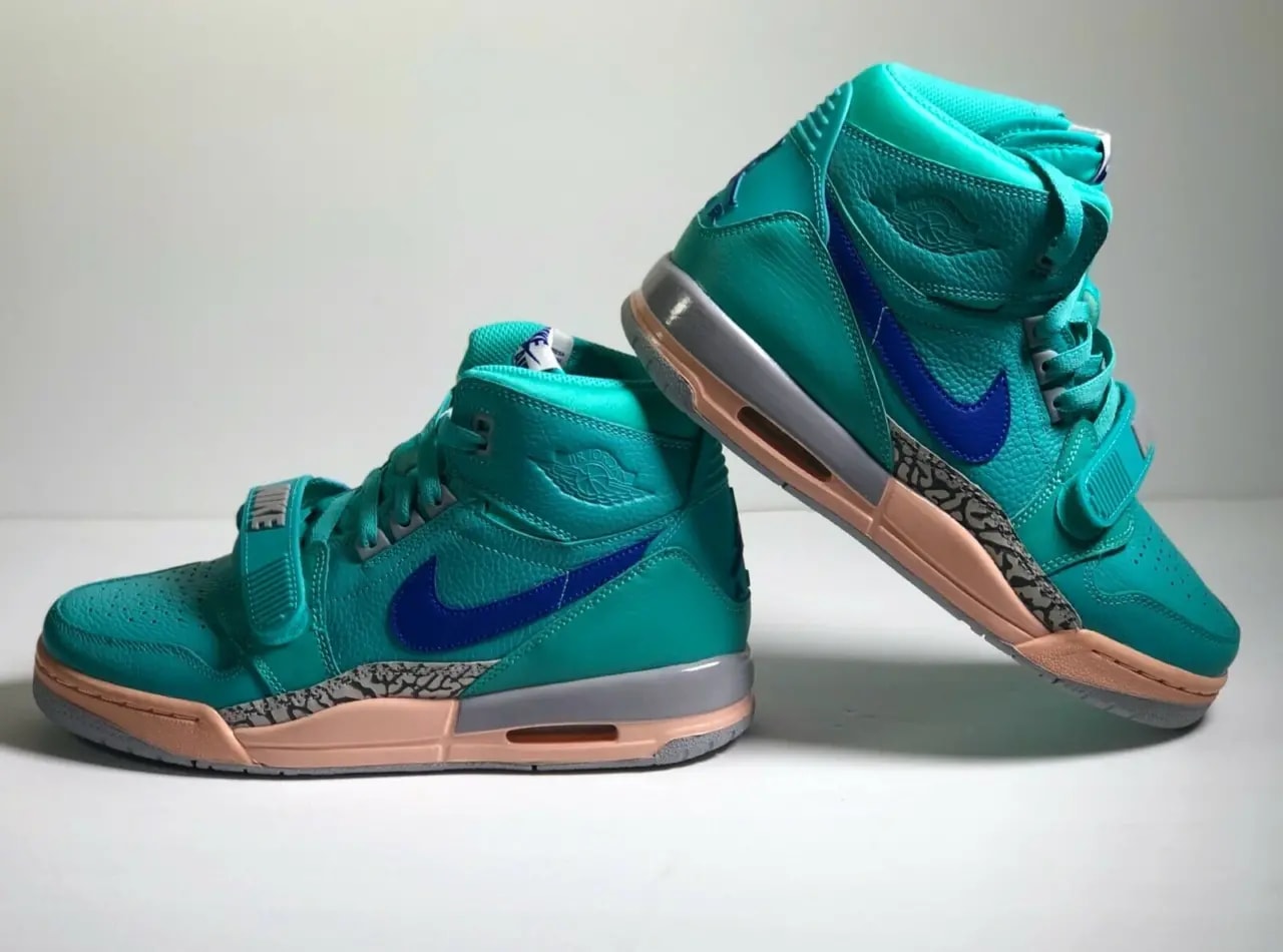 Giày Nike Jordan Legacy 312 GS 'Hyper Jade' AT4040-348 — ảnh 3