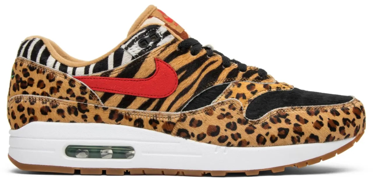 Giày Nike Air Max 1 DLX x Atmos 'Animal Pack' 2018 AQ0928-700 — tieu-de: 42