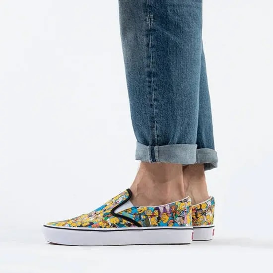 Giày Vans The Simpsons x ComfyCush Slip-On 'Springfield' VN0A3WMD1TJ — ảnh 2