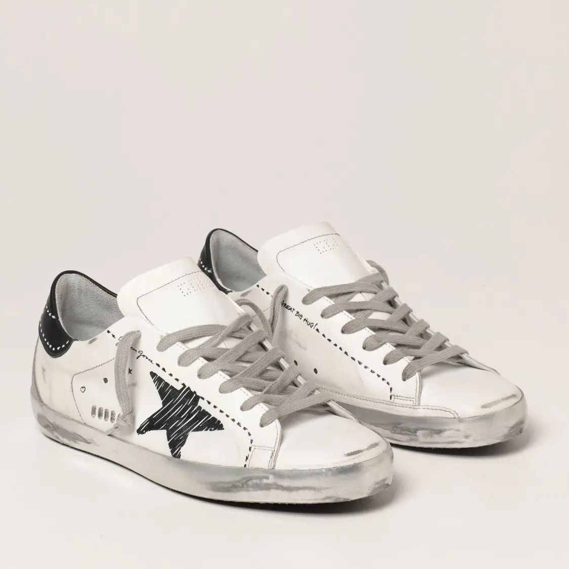 Giày Golden Goose Superstar 'White Black' GMF00102-F002090-10432 — ảnh 2