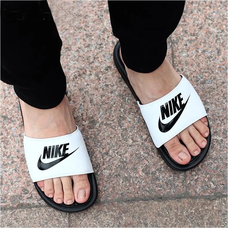 Dép Nike Benassi Slides 'White' 343880-100 — ảnh 3