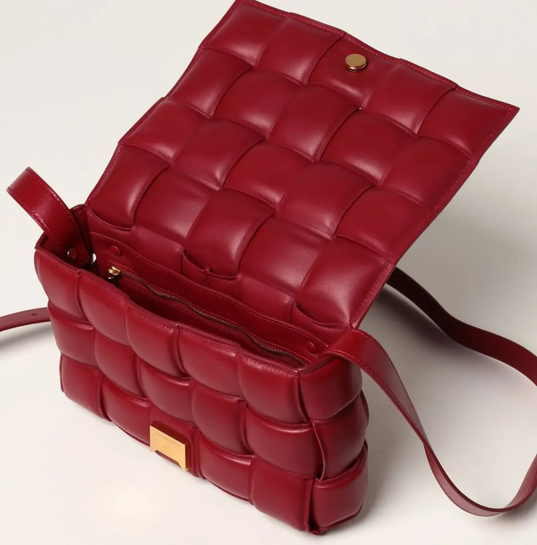 Túi Bottega Veneta Padded Intreccio Leather Cross-body Bag 591970-VCQR1-6358 — ảnh 4