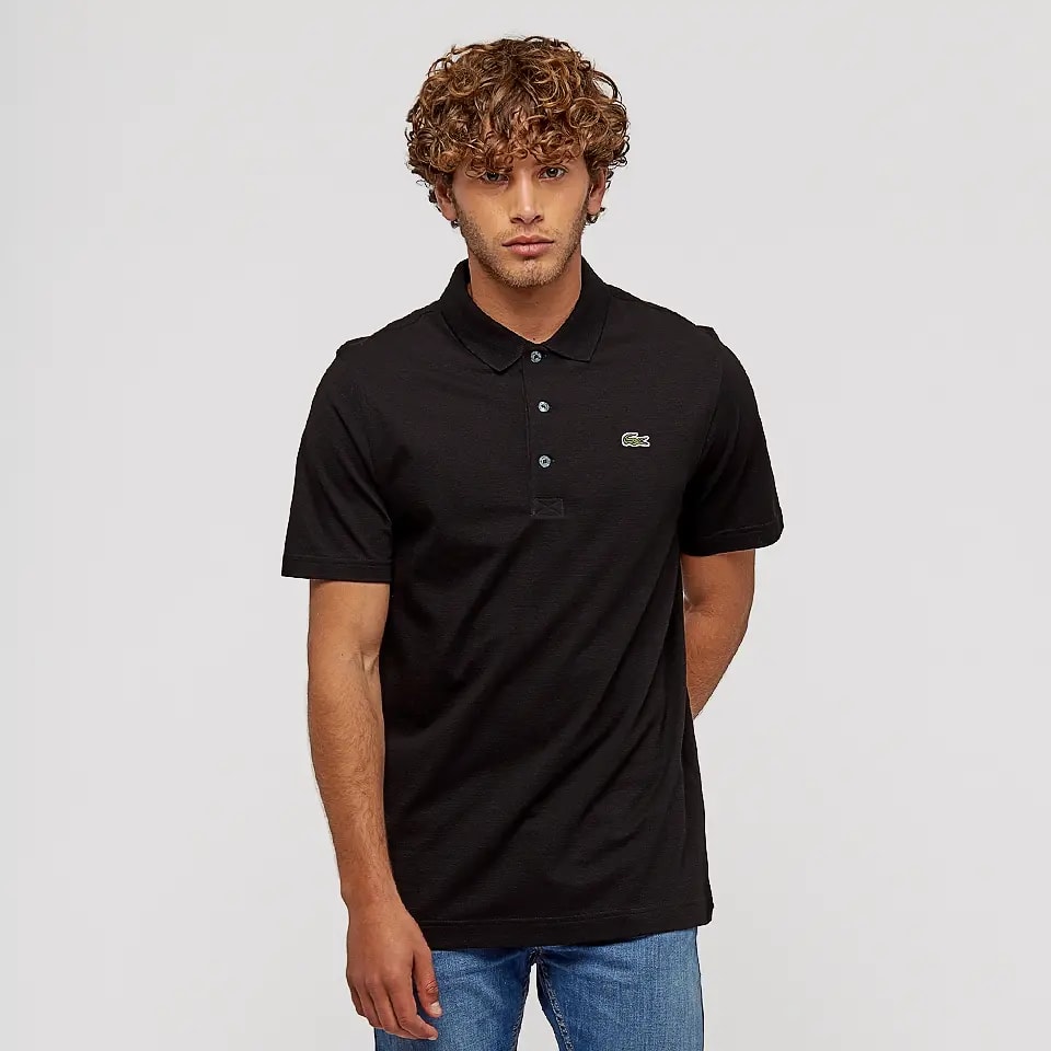 Áo Lacoste Tennis Regular Fit Polo Shirt 'Black' L1230-20B-031 — ảnh 4