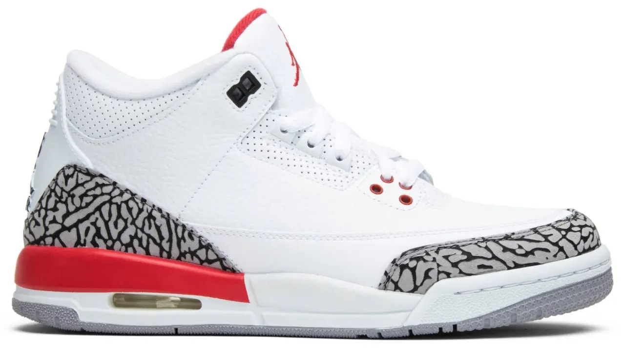 Giày Nike Air Jordan 3 Retro GS 'Hall of Fame' 398614-116 — kich-thuoc: 36