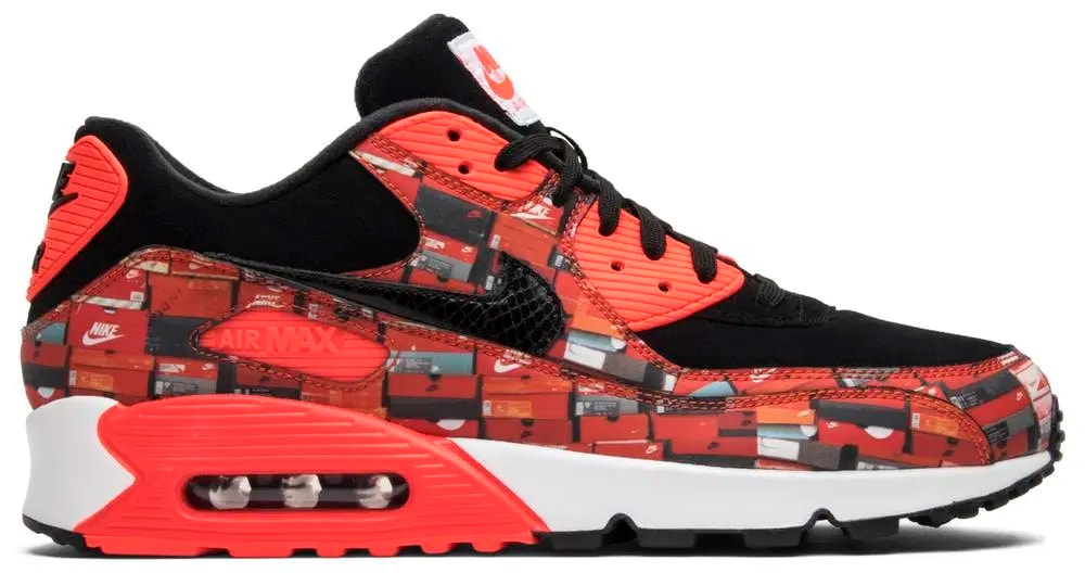Giày Nike Atmos x Air Max 90 Print 'We Love Nike'  AQ0926-001 — kich-thuoc: 40.5
