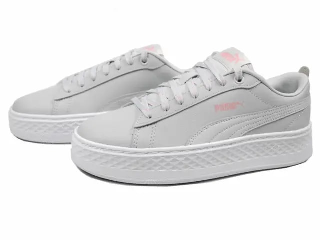 Giày Puma Wmns Smash Platform Q4 Polka 'Grey' 369833-02 — ảnh 5