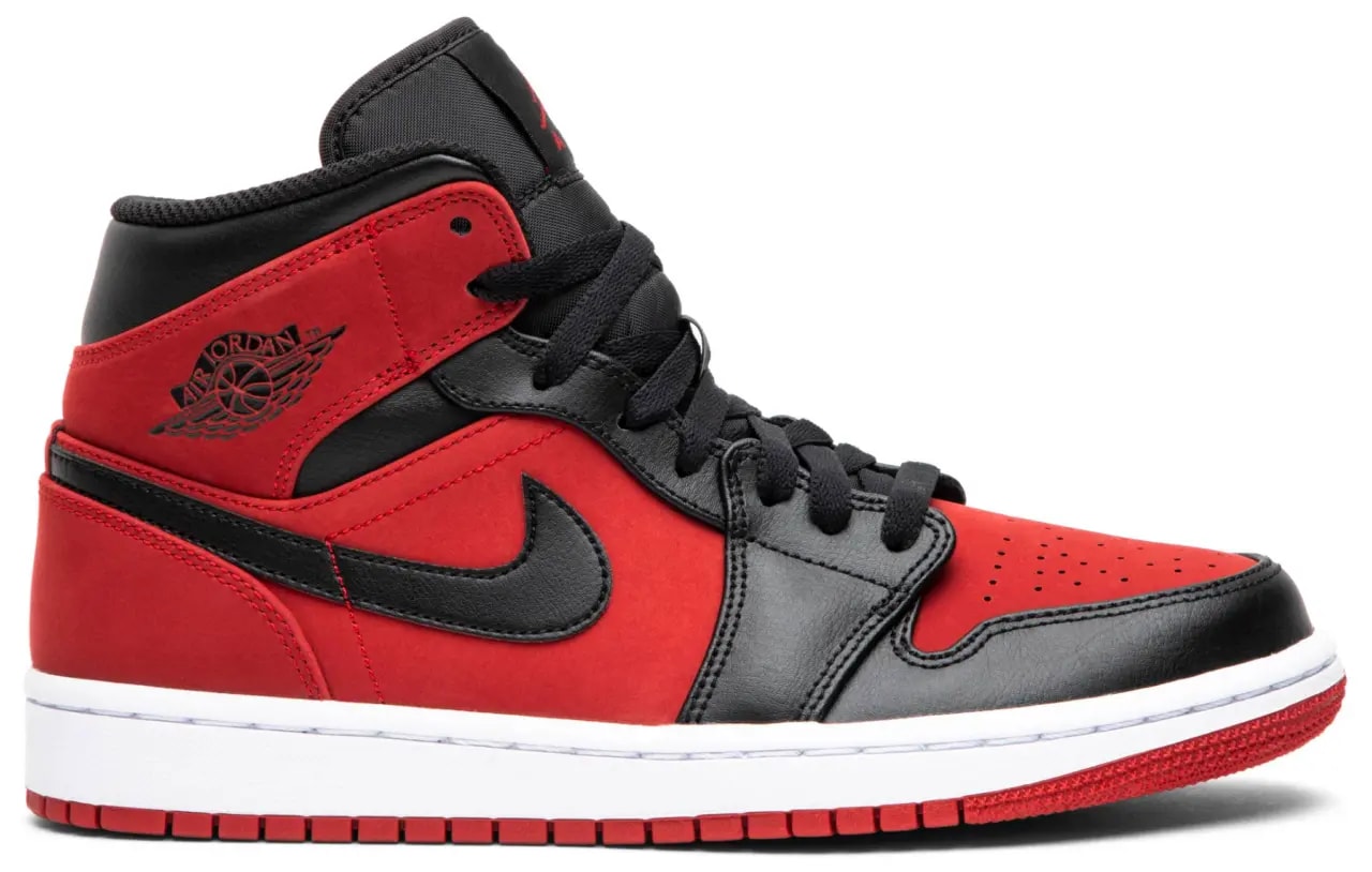 Giày Nike Air Jordan 1 Mid 'Reverse Banned' 554724-610 — kich-thuoc: 40.5