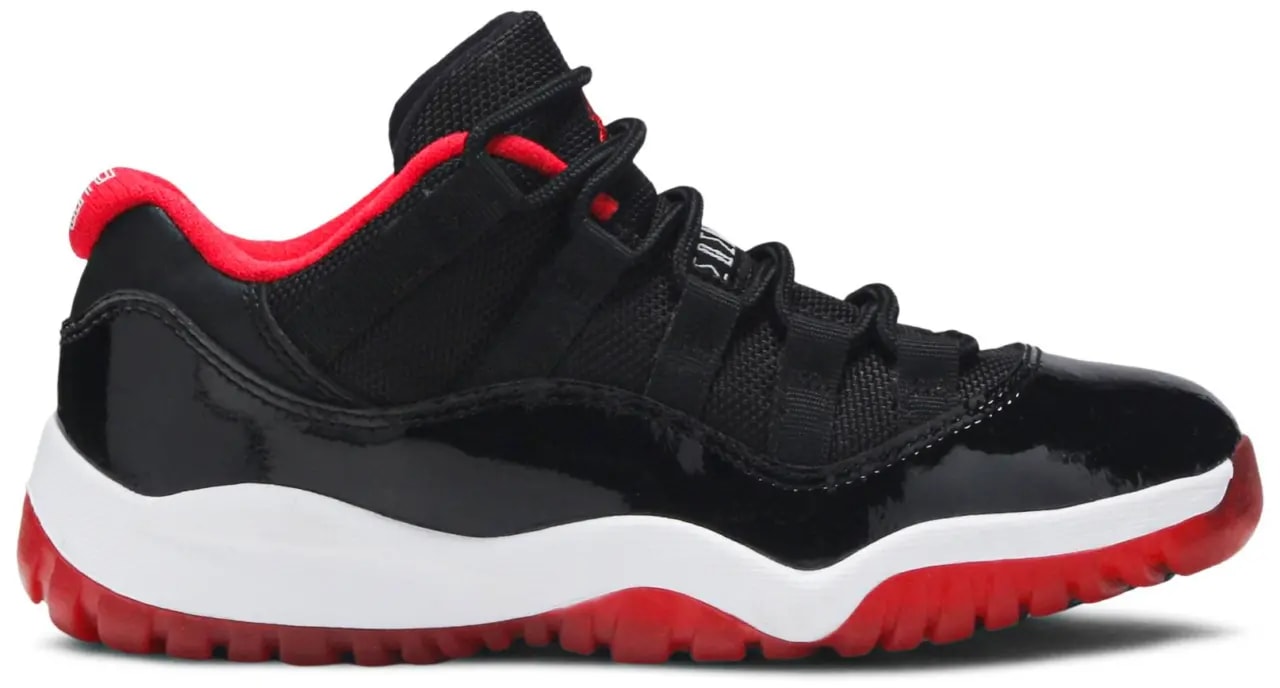 Giày Nike Air Jordan 11 Retro Low BP 'Bred' 505835-012 — kich-thuoc: 31