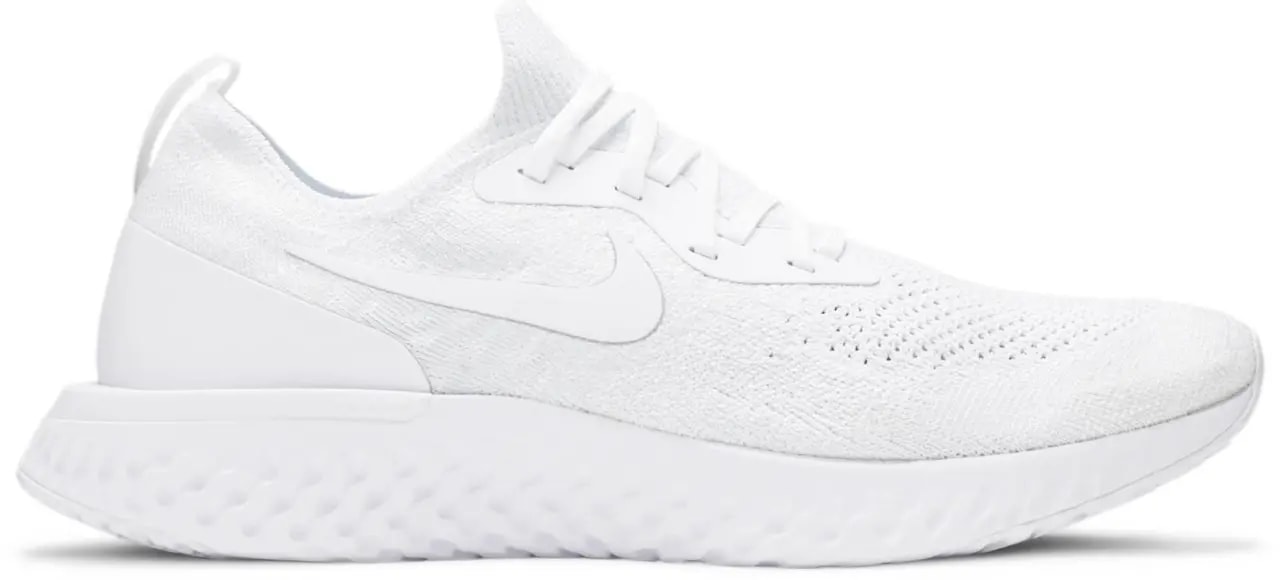 Giày Nike Epic React Flyknit 'Triple White' AQ0067-102 — kich-thuoc: lien-he-order