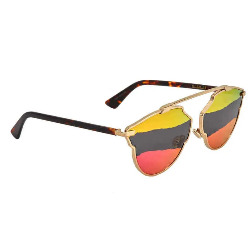 Kính Dior Aviator Ladies Orange Grey Pink Mirror DIORSOREALA — kich-thuoc: lien-he-order