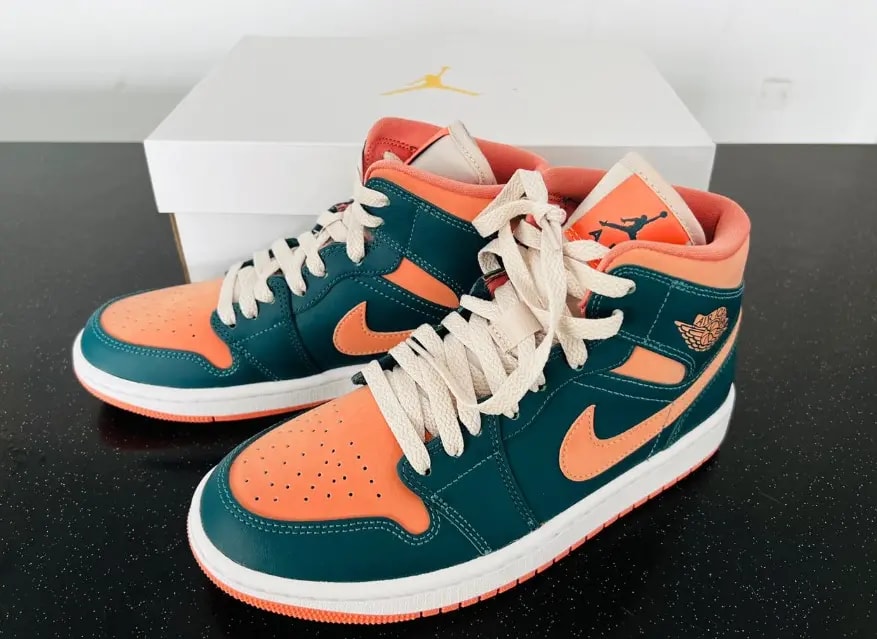 Giày Nike Air Jordan 1 Mid 'Pink Blue' BQ6472-308 — ảnh 4