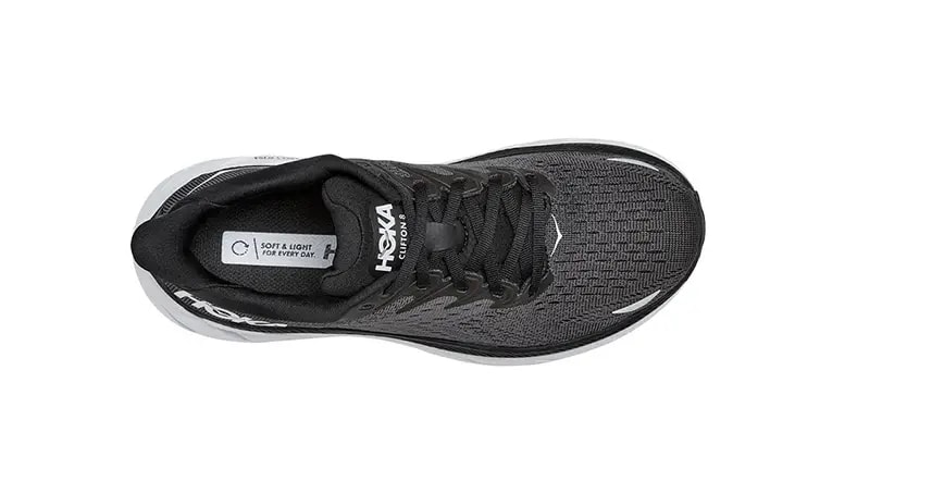 Giày Hoka One One Clifton 8 Black White 1119394-BWHT — ảnh 4