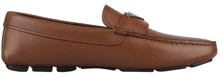Giày Prada 21FW Saffiano Driving Loafers Brown 2DD164-053-F0BW5 — kich-thuoc: 41.5