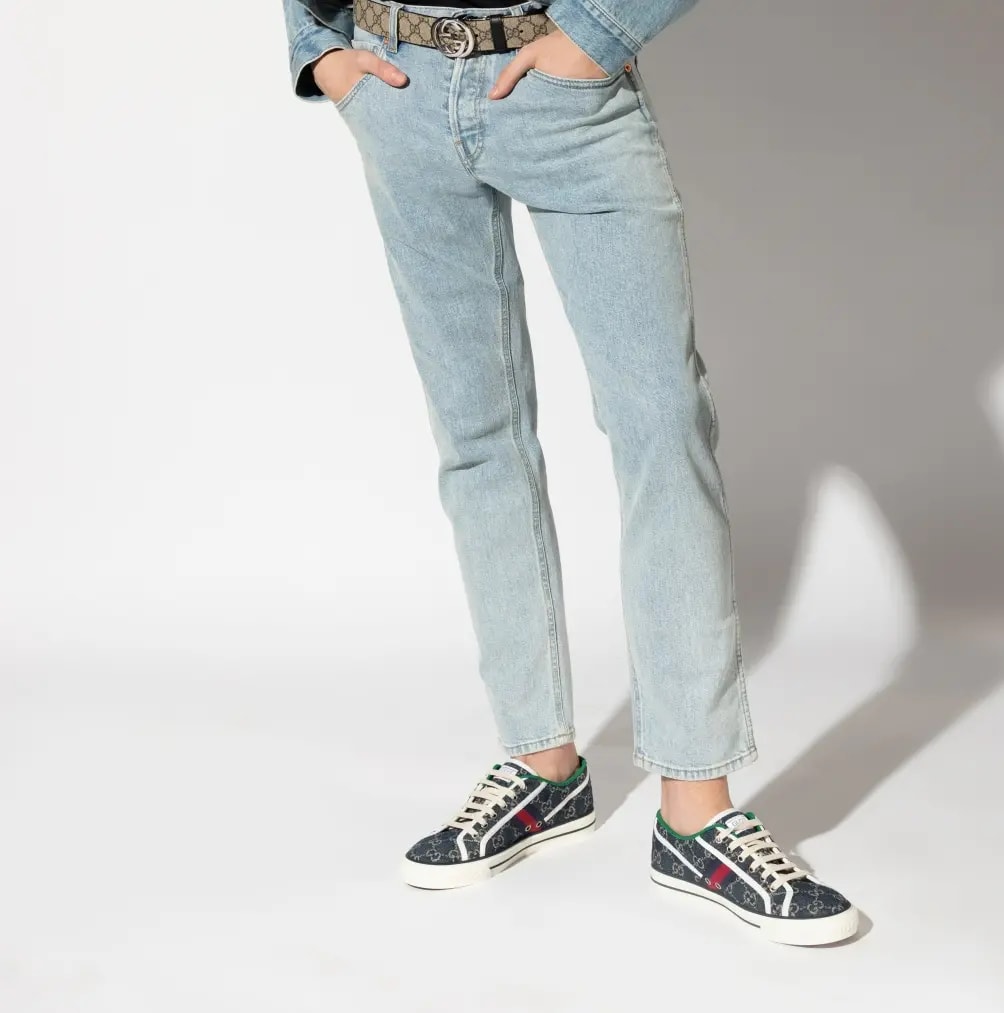 Giày Gucci Tennis 1977 'Denim' 606111-2KQ10-4463 — — ảnh 3