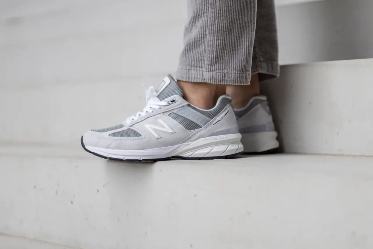 GIÀY NEW BALANCE 990v5 Made In USA 'Nimbus Cloud Silver' M990NA5 — ảnh 4