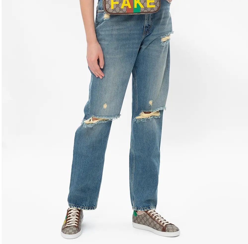 Giày Gucci Ace 'Fake Not Print' 636359-2GC10-8260 — ảnh 3