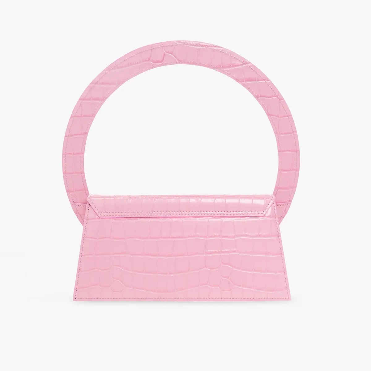 Túi Jacquemus Le Sac Rond 'Croco Pink' 221BA015-3101-430 — ảnh 3
