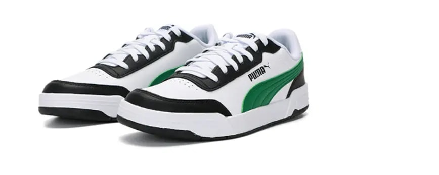 Giày Puma Caracal  White Green Black 369863-30 — ảnh 5
