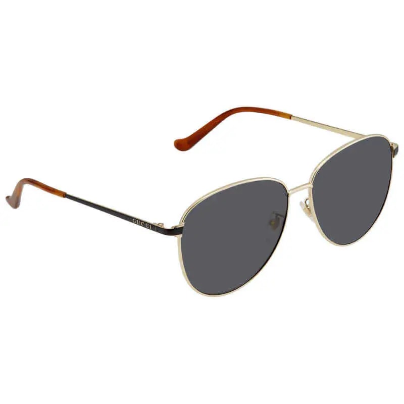 Kính Gucci Grey Aviator 'Gold' GG0573SK-001-60 — ảnh 2