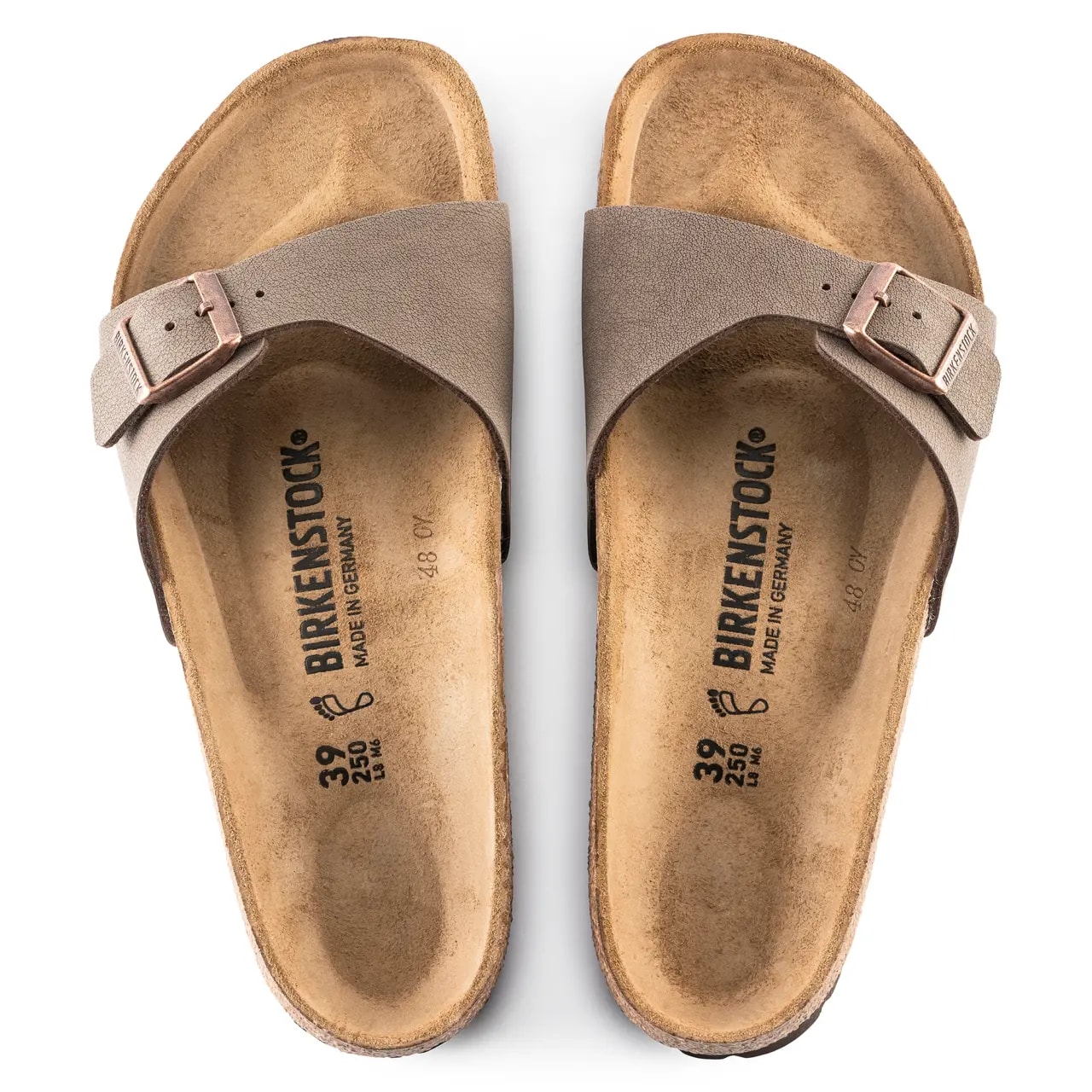 Dép Birkenstock Madrid Birkibuc 'Mocha' 40093 — ảnh 5