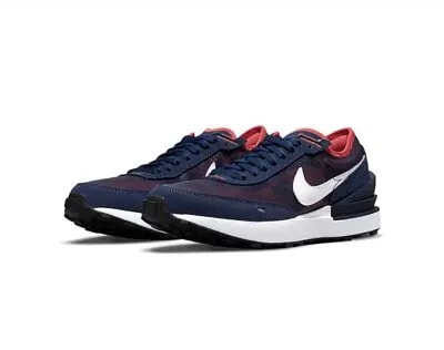 Giày Nike Waffle One Navy Orange DC0481-401 — ảnh 2