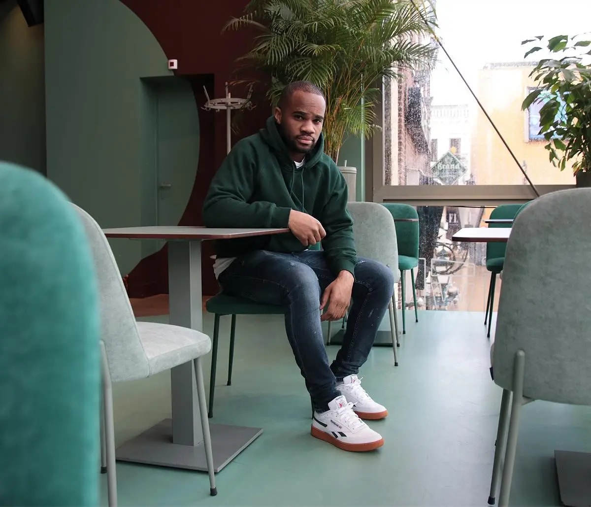 Giày Reebok Club C Revenge 'White Green' FV9313 — ảnh 3
