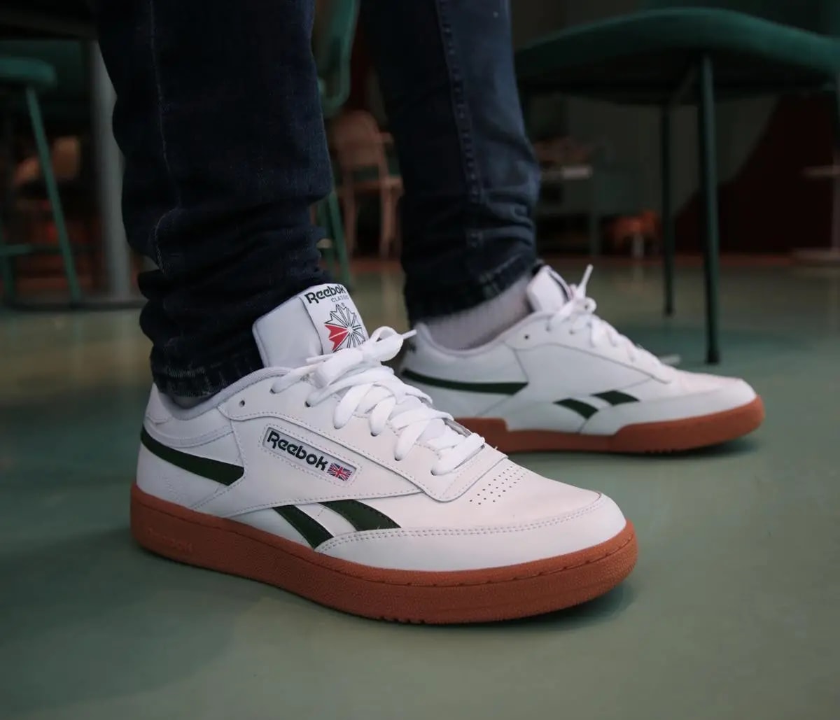 Giày Reebok Club C Revenge 'White Green' FV9313 — ảnh 2