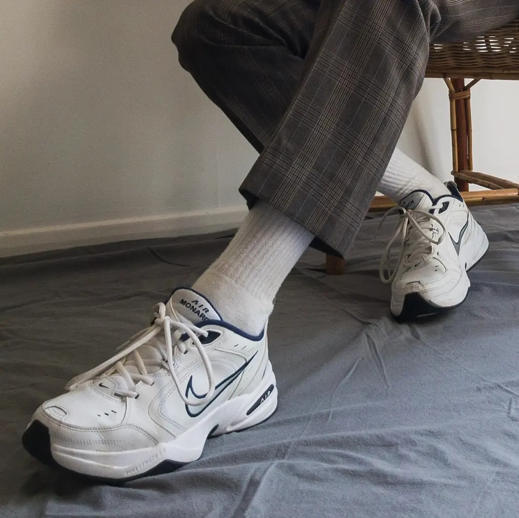 Giày Nike Air Monarch IV 'White Navy' 415445-102 — ảnh 2