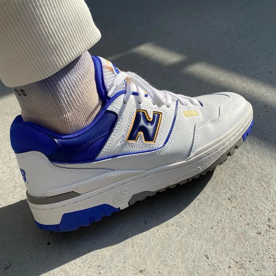 Giày New Balance 550 Lakers 'White Infinity Blue' BB550WTN — ảnh 2